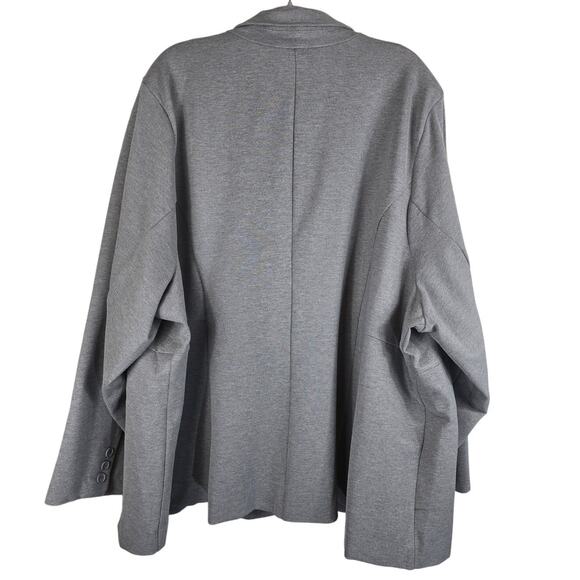 Torrid Heathered Gray Women's Work Business Lined Blazer Jacket 6 - 6X - Picture 2 of 5